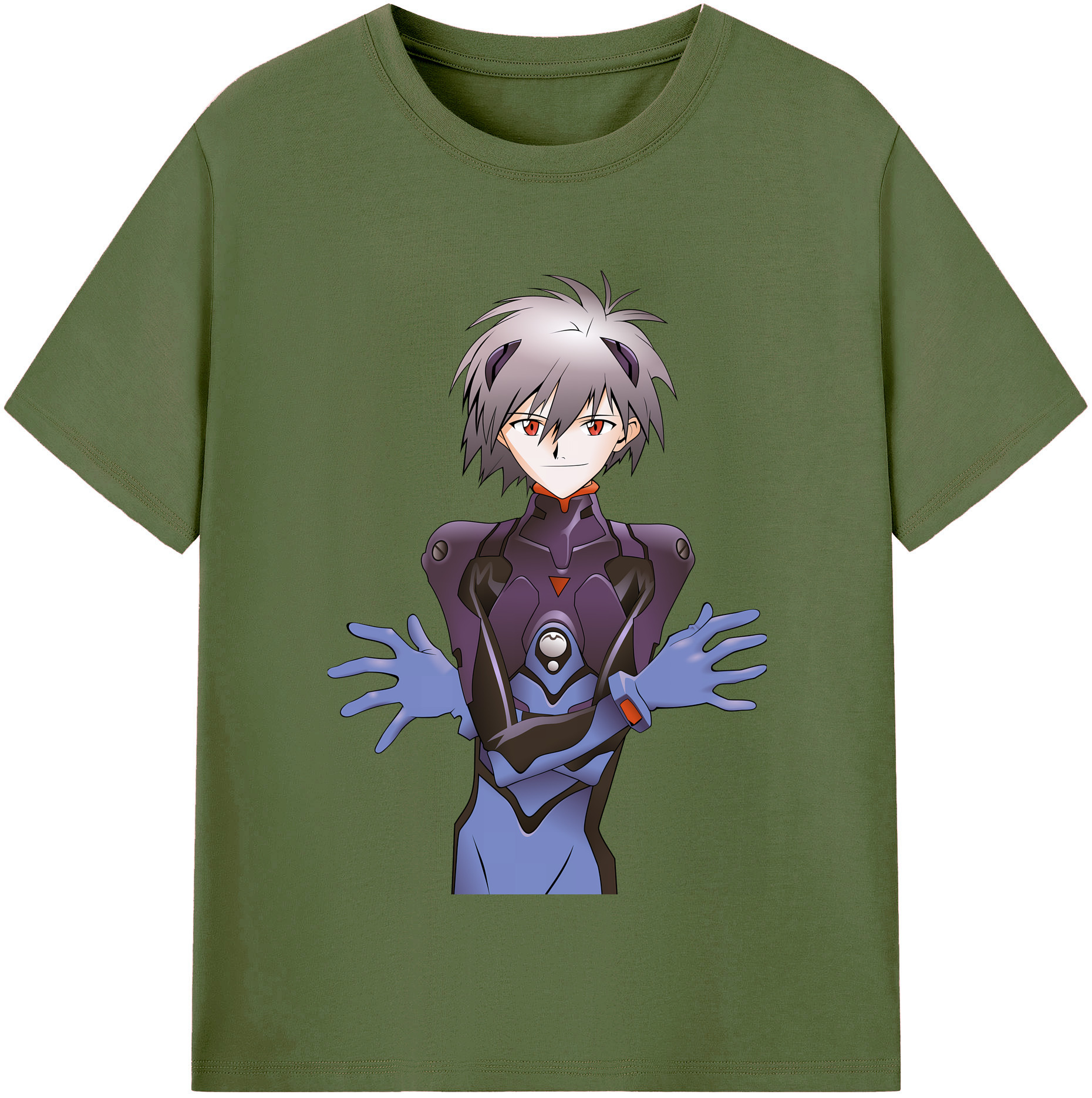 （画像用） EVA 新世紀エヴァンゲリオン 綿100％半袖Tシャツ（フロントプリント）